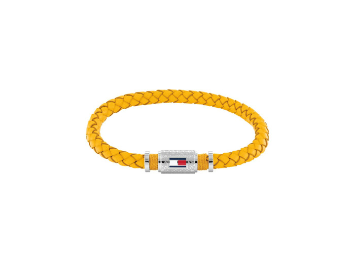 Bracelet Tommy Hilfiger en acier et cuir