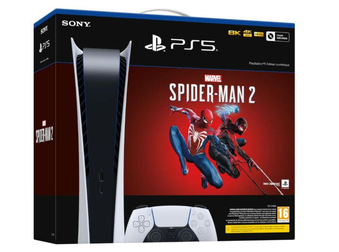 PS5 D DIGITAL + SPIDER-MAN 2