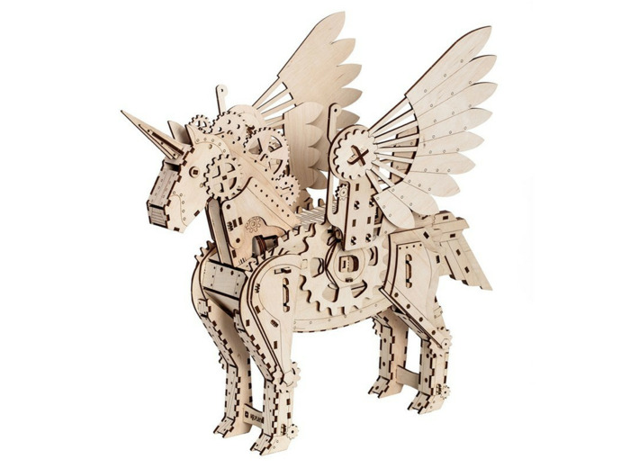 Licorne - maquette 3D mobile en bois