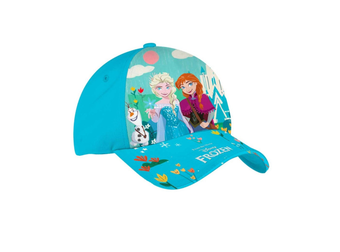 Casquette fille bleu la reine des neiges