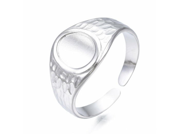 CHEVALIER BAGUE ACIER INOXYDABLE