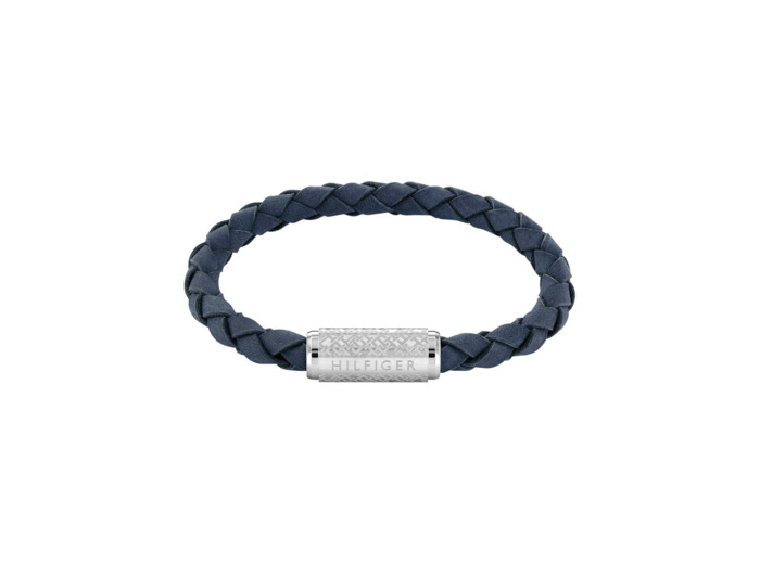 Bracelet Tommy Hilfiger en acier et cuir