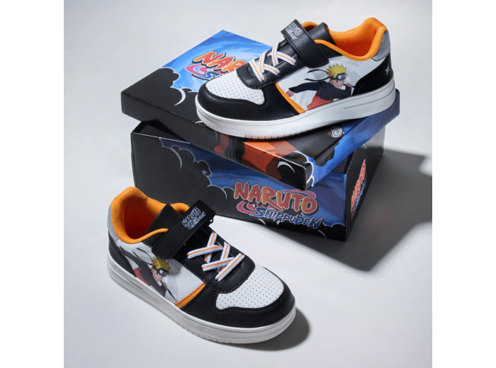 Basket garcon blanc noir naruto
