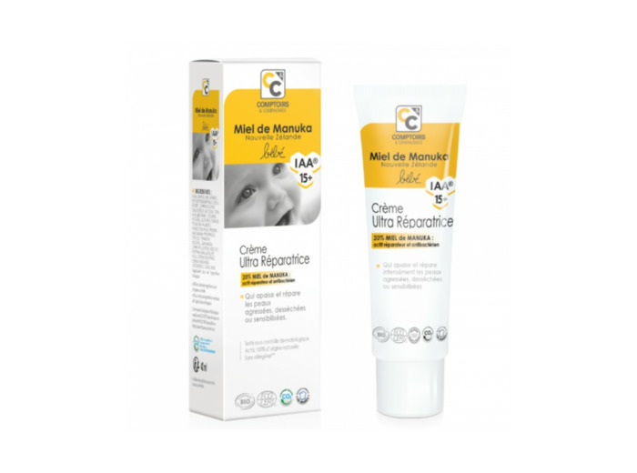 CREME ULTRA REPARATRICE POUR BEBE AU MIEL DE MANUKA FLACON 40ML