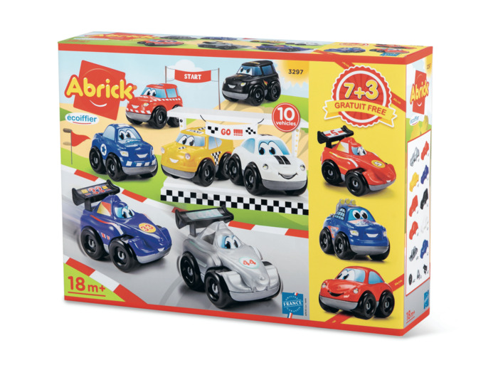 COFFRET 10 VEHICULES FAST CAR