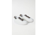 TENNIS EN CUIR AVEC LACETS MOTIF ANIMAL
