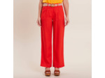 Pantalon large ceinturé
