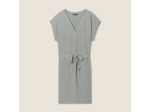 Robe droite col en V