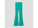 Pantalon flare plissé