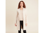 Gilet long manches longues