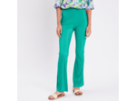 Pantalon flare plissé