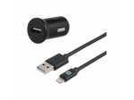 Support universel grille d'aération + chargeur ac 2,4a + câble lightning