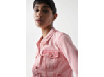 VESTE EN DENIM EFFET TIE DYE