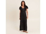 Robe longue droite fluide
