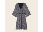 Robe évasée plissée