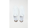 TENNIS EN CUIR AVEC LACETS MOTIF ANIMAL