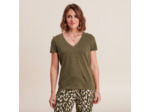 T-shirt manches courtes col en V
