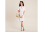 Robe évasée oeillets et clous