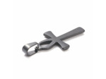 Pendentif croix de Ankh relief en acier inoxydable