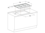 Table de cuisson gaz 5 feux inox ref pcn751tixha