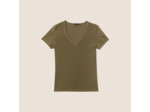 T-shirt manches courtes col en V