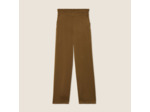Pantalon large satin