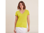 T-shirt manches courtes col en V