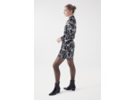 ROBE SATINÉE À IMPRIMÉ FLEURI