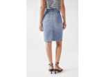 Jupe en jean Push In Secret Glamour délavage moyen