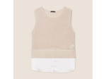 Pull sans manches 2-en-1