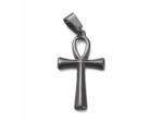 Pendentif croix de Ankh relief en acier inoxydable