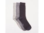 Lot 3 paires de chaussettes homme unies