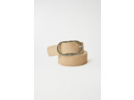 Ceinture beige en daim