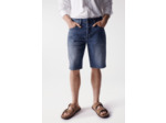 BERMUDA EN JEAN REGULAR BLEU SOFT DENIM