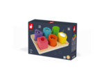 Puzzle 6 cubes sensoriels en bois - Janod - J05332