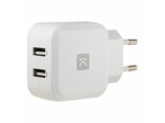 Chargeur mural blanc 2 usb câblle lightning