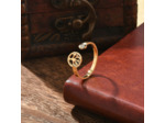 bague arbre de vie acier inoxydable  + strass