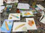 initiation à l'aquarelle 2h pour débutants avec Chrystel Gomez