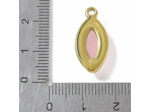 Pendentif Quartz rose  forme ovale