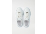 Tennis en cuir avec détail métallique