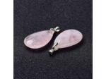 Pendentif Quartz rose  forme larme