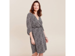 Robe évasée plissée