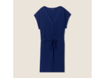 Robe droite col en V