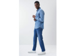 Chemise slim S-Repel en denim