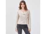 Veste droite zippée