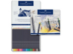 Goldfaber Boîte Métal Crayons de Couleurs Faber Castell