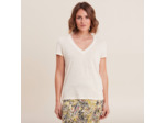 T-shirt manches courtes col en V