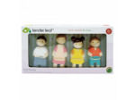 Famille de 4 personnages en bois - TL8141 - Tender Leaf