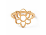 FLOWERS BAGUE ACIER INOXYDABLE