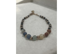 Bracelet 7 Chakras spinelle & acier inoxydable